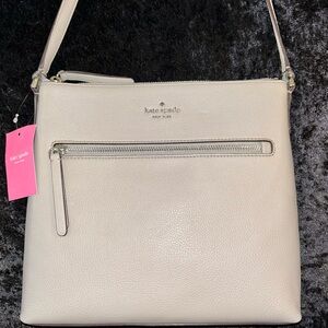 Kate Spade light gray Crossbody Bag